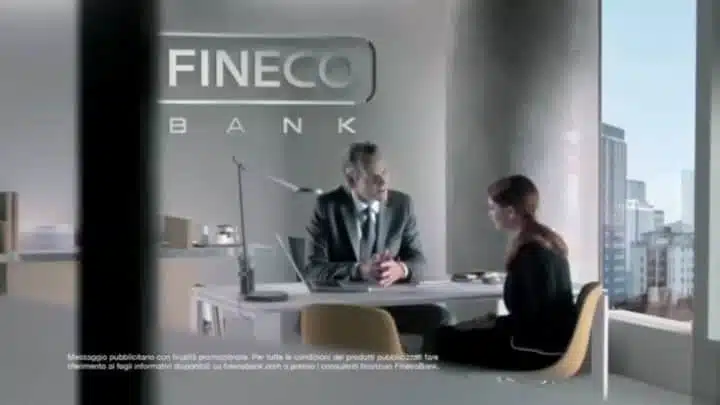 Pubblicità Fineco: testo spot dicembre 2016
