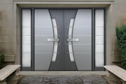 Porte d’Entrae sur mesure Bricoman PVC