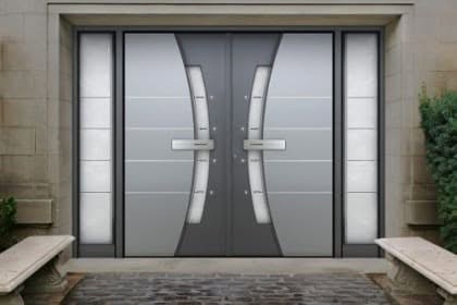 Porte d’Entrae sur mesure Bricoman PVC